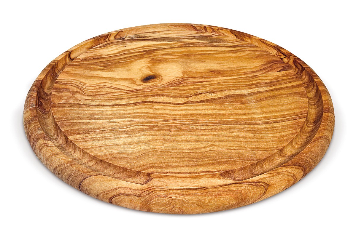 Round milled chopping board
