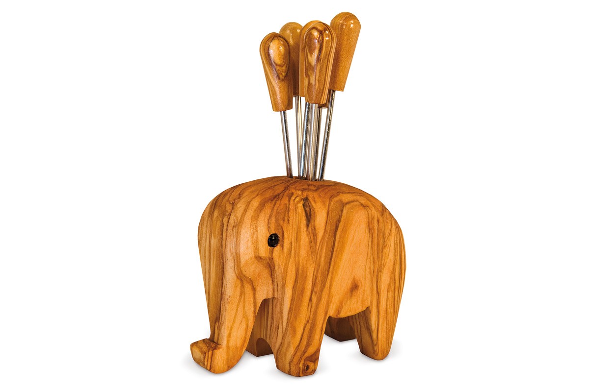 Elefante porta forchettine 
