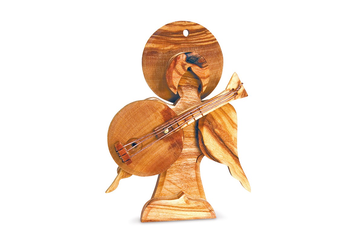 Angel with mandolin 
