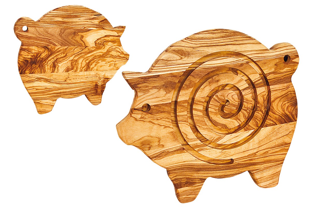 Maialino sottopentola e tagliere