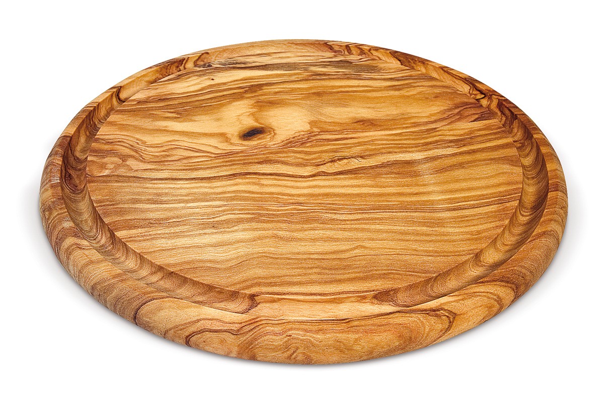 Round milled chopping board
